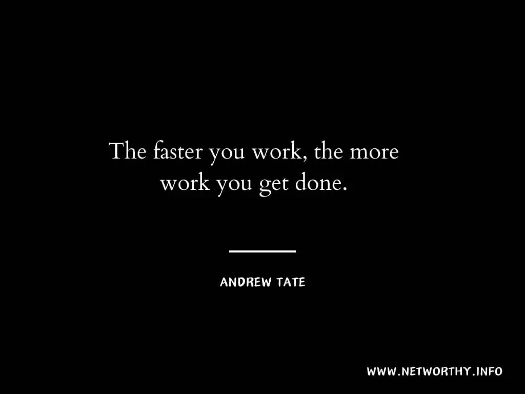 Andrew tate quotes on focus